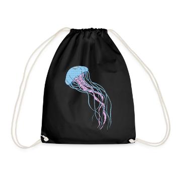 Jellyfish - Turnbeutel - Schwarz - Vorne