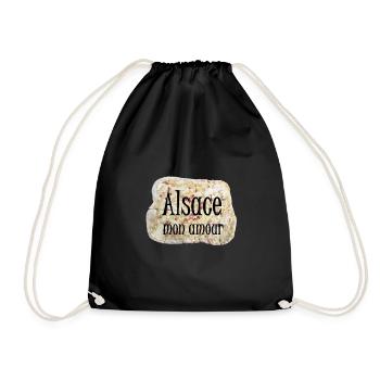 Alsace mon amour - Sac de sport léger - noir - Devant