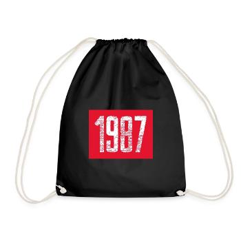 1987 - Drawstring Bag - black - Front