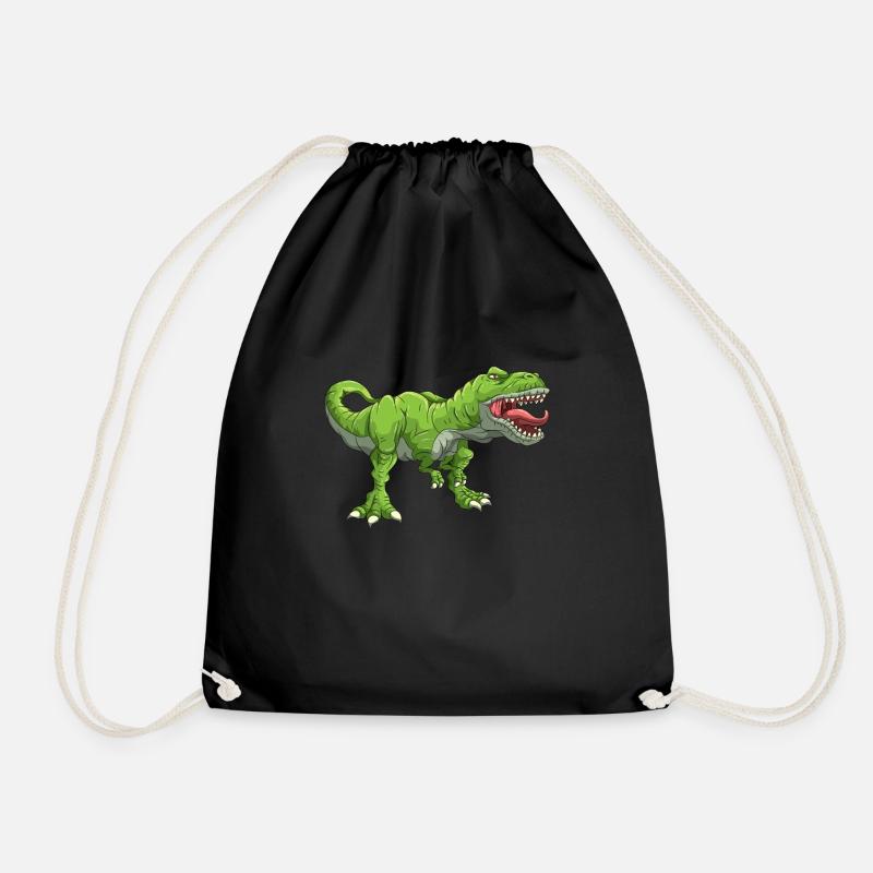 T Rex - Turnbeutel - Schwarz