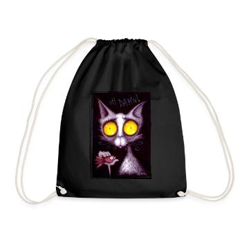 Crawl.... oH Damn! - Drawstring Bag - black - Front