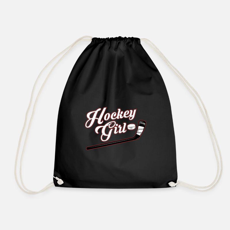 Fille de hockey - Sac de sport léger - noir