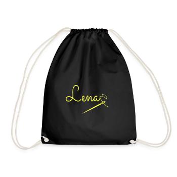 Lena - Drawstring Bag - black - Front