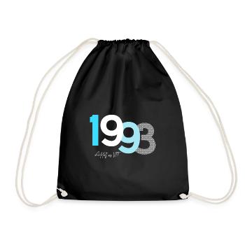Year 1993 AtV Addict - Birthday - Drawstring Bag - black - Front