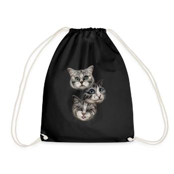 DES BISOUS - Sac de sport léger - noir - Devant