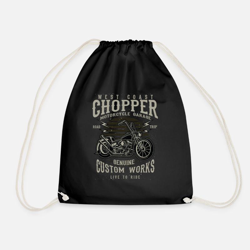 Chopper - Turnbeutel - Schwarz