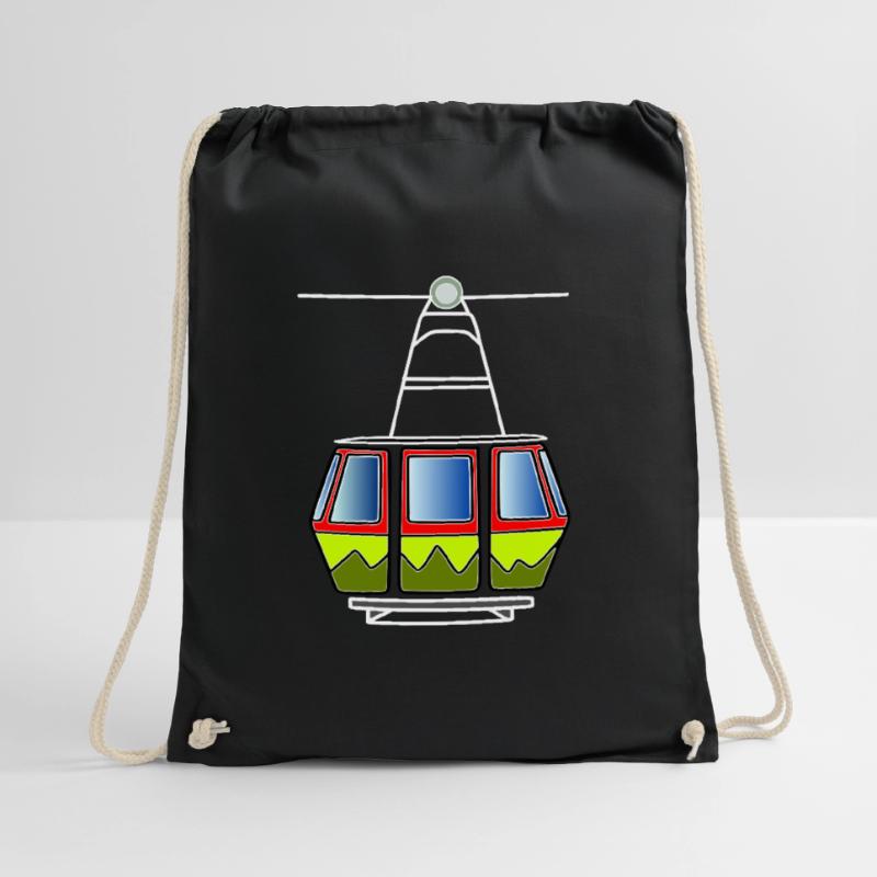 cable car gondola ropeway technology cable car cable car cable car Drawstring Bag