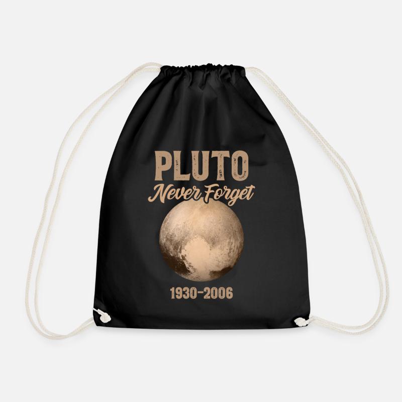 Pluto Never Forget - Turnbeutel - Schwarz