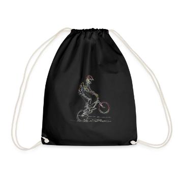 bmx - Turnbeutel - Schwarz - Vorne