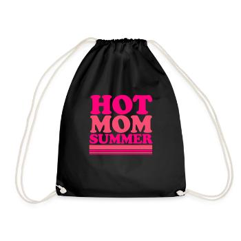 Hot Mom Summer - Drawstring Bag - black - Front