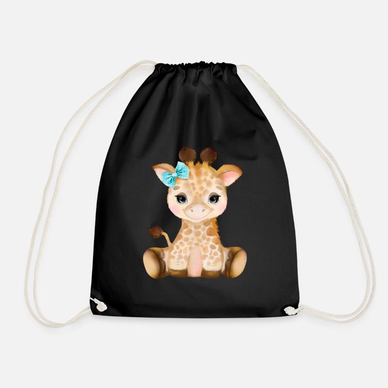 Girafe - Sac de sport léger - noir