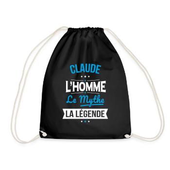 Claude - L'Homme - Le Mythe - La Légende - Sac de sport léger - noir - Devant