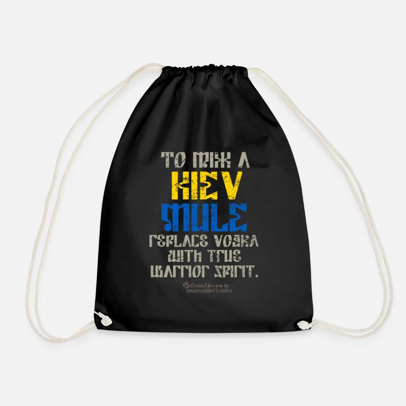 Kiev Mule - Drawstring Bag - black