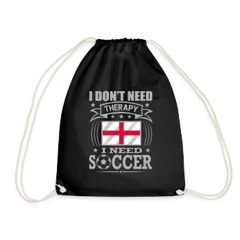 England Soccer Football 2022 WM - Sac de sport léger - noir - Devant