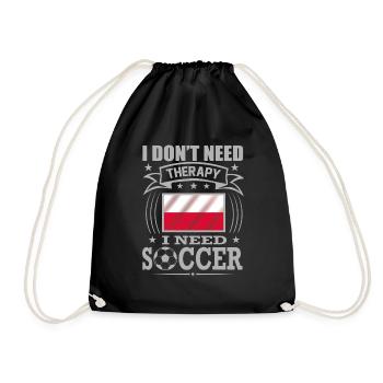 Poland Soccer Football 2022 WM - Sac de sport léger - noir - Devant