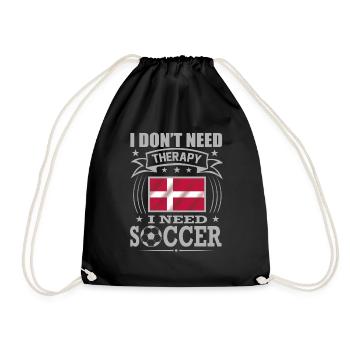 Denmark Soccer Football 2022 WM - Sac de sport léger - noir - Devant