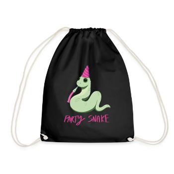 Serpent de fête - Sac de sport léger - noir - Devant