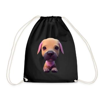 Black Mouth Cur Dog - Black Mouth Cur - Drawstring Bag - black - Front