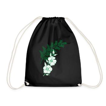 Florist Flower Plant Nature Gardener - Drawstring Bag - black - Front