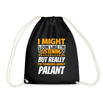 Palant Cadeau drôle - Sac de sport léger - noir - Devant
