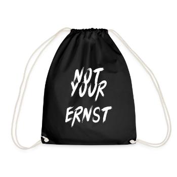 Pas votre ERNST - Sac de sport léger - noir - Devant