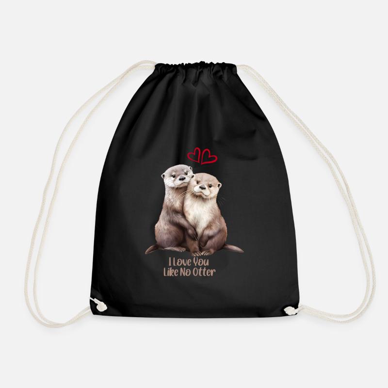 Otterliebe - Turnbeutel - Schwarz