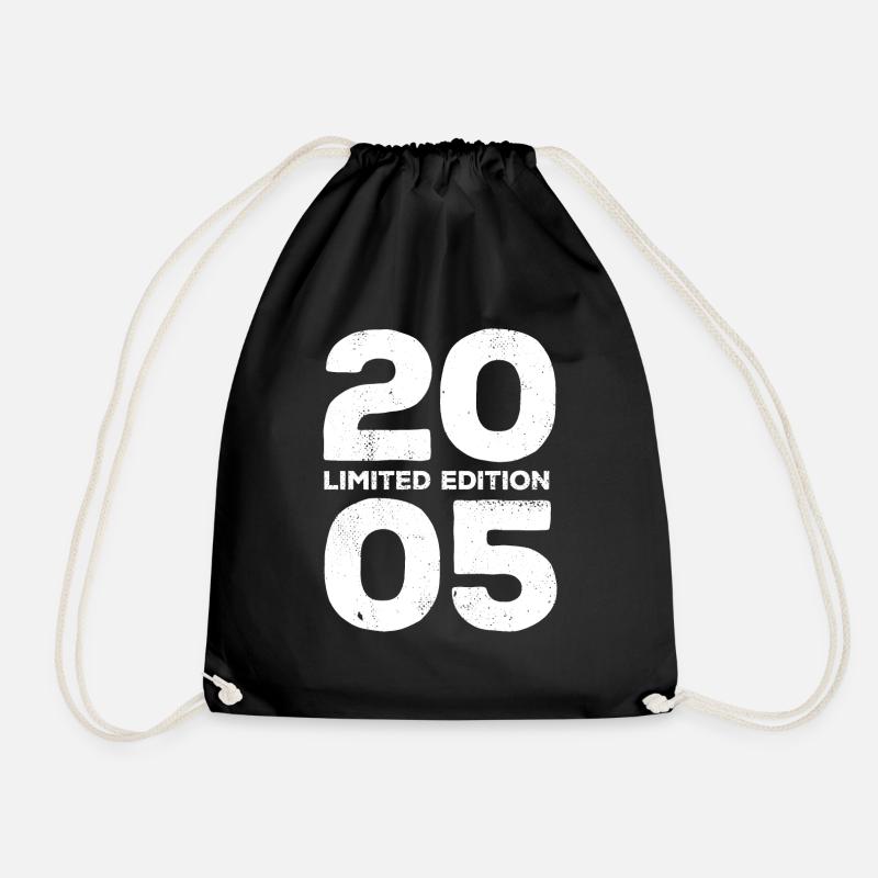 Limited Edition 2005 Geburtstag Geschenk - Turnbeutel - Schwarz