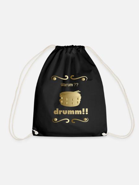 Drummer - Turnbeutel - Schwarz