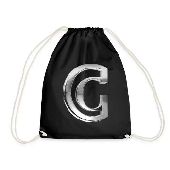 Chrome ,, C " Metallic - Turnbeutel - Schwarz - Vorne