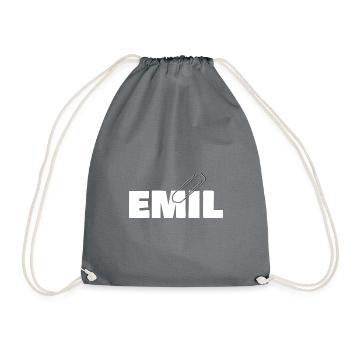 Emil - Turnbeutel - Grau - Vorne