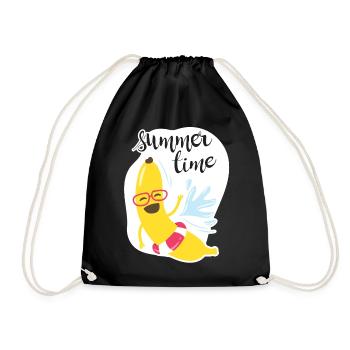 Heure d'été - Sac de sport léger - noir - Devant