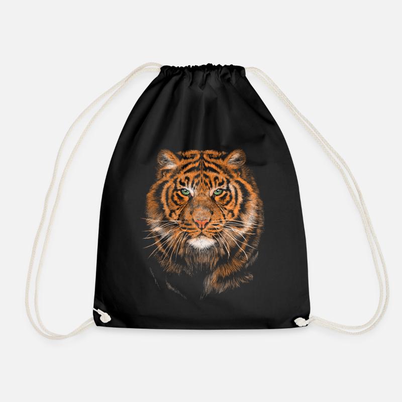Tiger - Turnbeutel - Schwarz