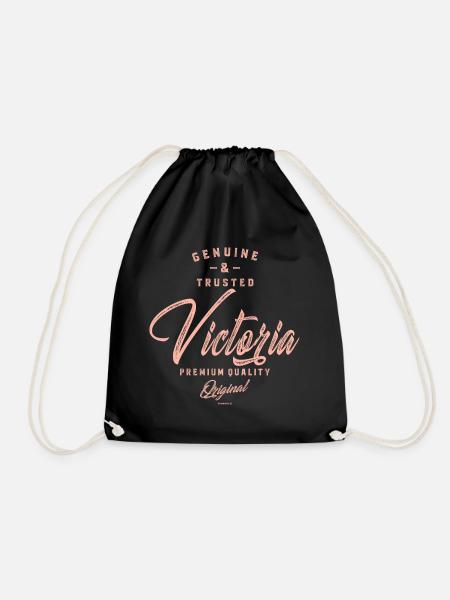 VICTORIA - Drawstring Bag - black