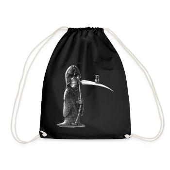 la merde arrive - Sac de sport léger - noir - Devant