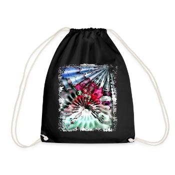 Puissance psychédélique - Sac de sport léger - noir - Devant