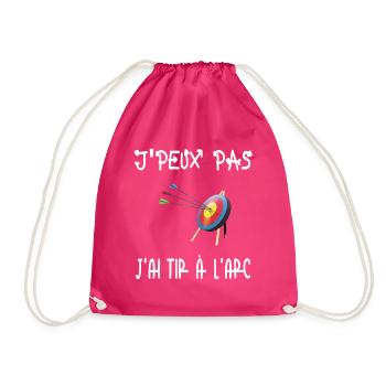 Ich kann nicht Bogenschießen - Turnbeutel - Fuchsia - Vorne