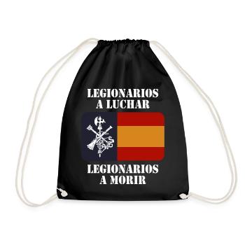 Legionnaires to Fight 2 (dark) - Drawstring Bag - black - Front