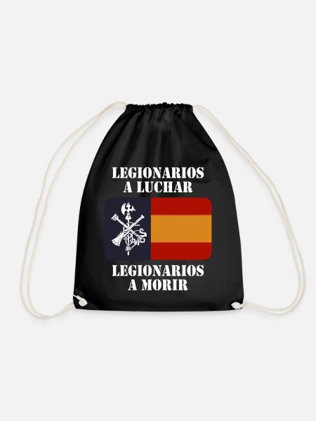 Legionnaires to Fight 2 (dark) - Drawstring Bag - black