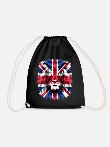 British Lion - Drawstring Bag - black