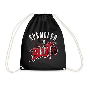 Spengler Shirt - Turnbeutel - Schwarz - Vorne
