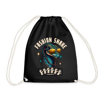 Serpent Glam Couture - Sac de sport léger - noir - Devant