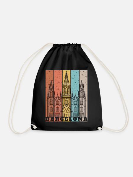 Panneaux de façade gothique Barcel - Sac de sport léger - noir