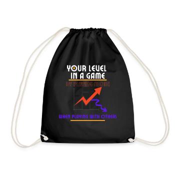 Montez de niveau en solo, jouez avec d’autres - Sac de sport léger - noir - Devant