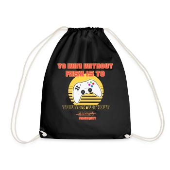 Victoire sans gloire : Citation de Gamer - Sac de sport léger - noir - Devant