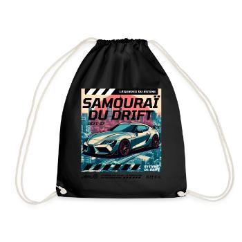 Samouraï Drift Urbaine - Sac de sport léger - noir - Devant