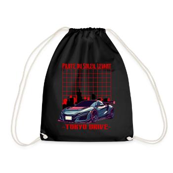Tokyo Drive Soleil Levant - Sac de sport léger - noir - Devant