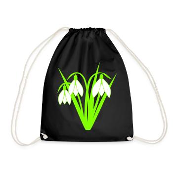 Perce-neige - Sac de sport léger - noir - Devant