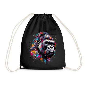 Gorille - Sac de sport léger - noir - Devant