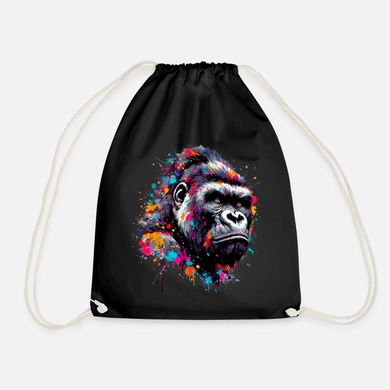 Gorille - Sac de sport léger - noir