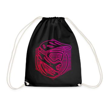 Cyclistes VTT VTT VTT - Sac de sport léger - noir - Devant